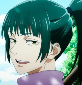 Ảnh Maki Zenin tóc xanh cực đẹp