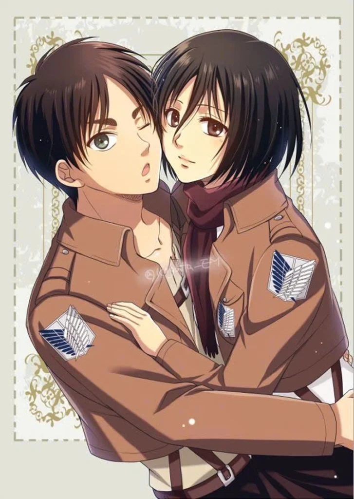 Ảnh Mikasa và Eren cute