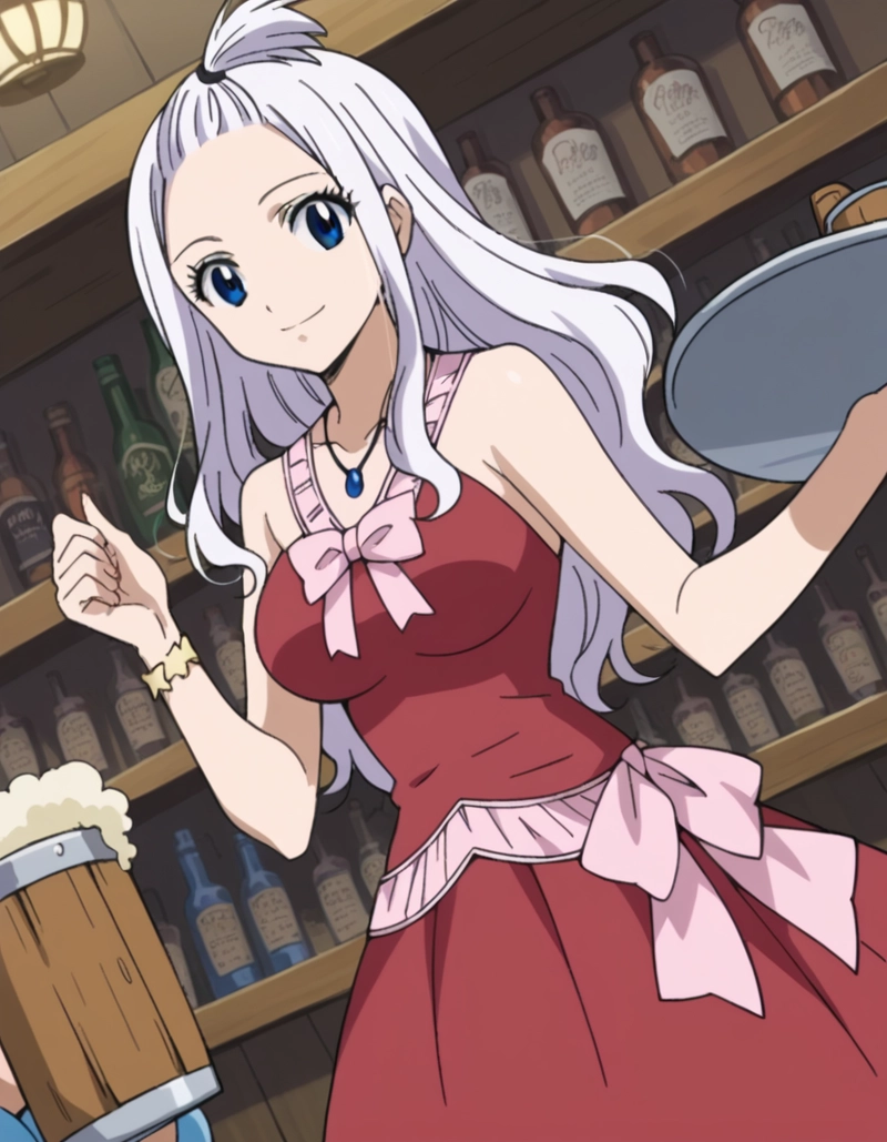 Ảnh Mirajane Strauss bồi bàn
