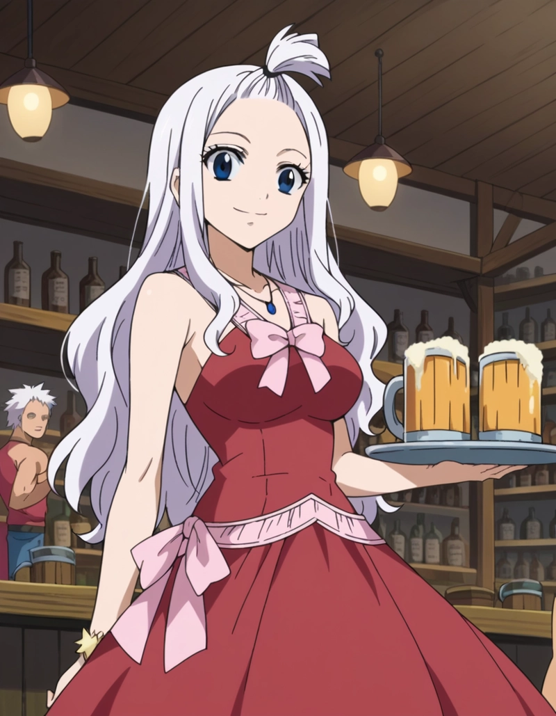 Ảnh Mirajane Strauss cầm bia