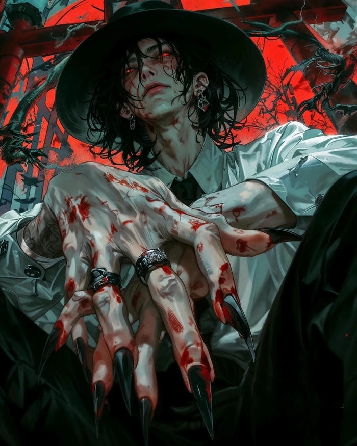 Ảnh Muzan Kibutsuji ngầu chất