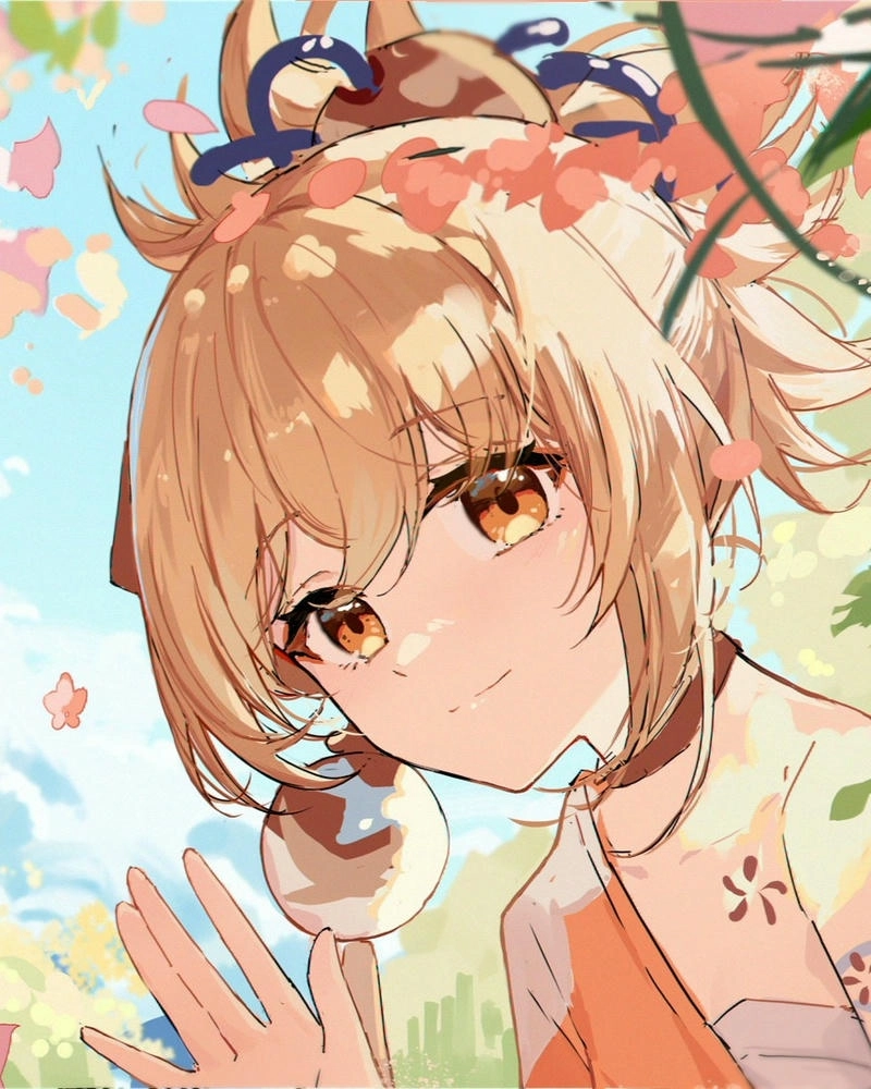 Ảnh Naganohara Yoimiya tươi sáng