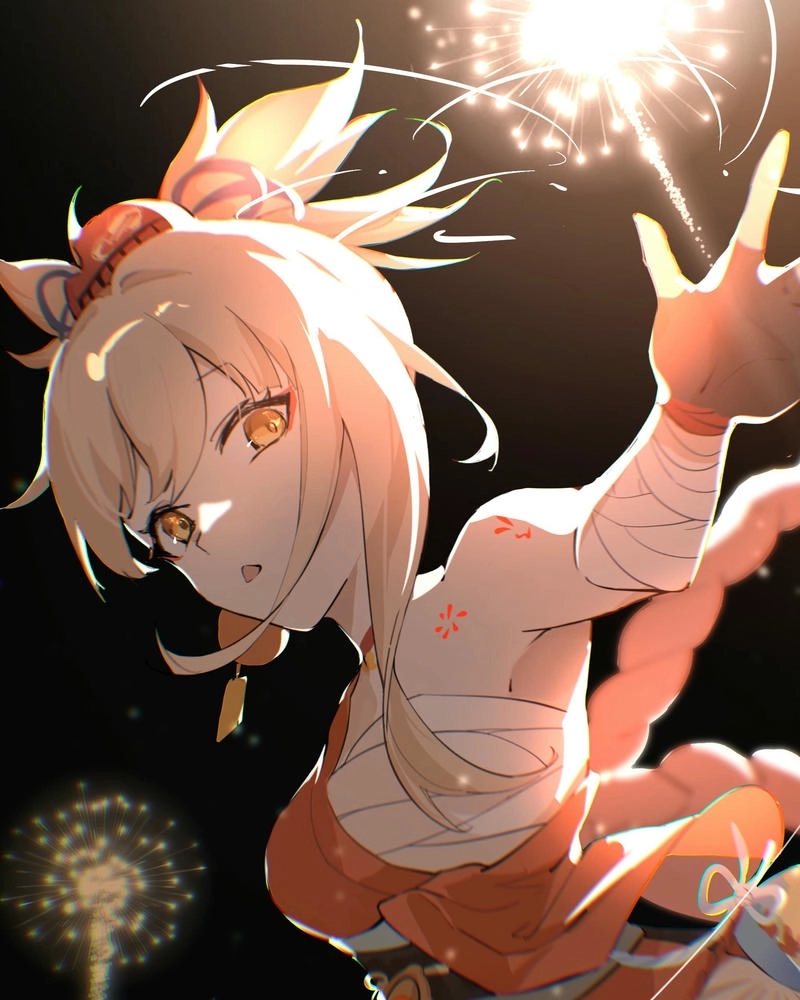 Ảnh Naganohara Yoimiya tươi tắn