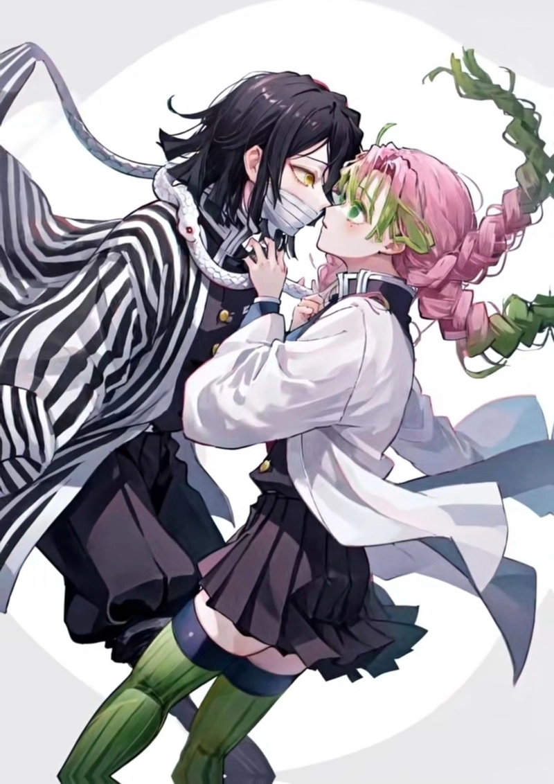 Ảnh Obanai & Mitsuri ngọt ngào