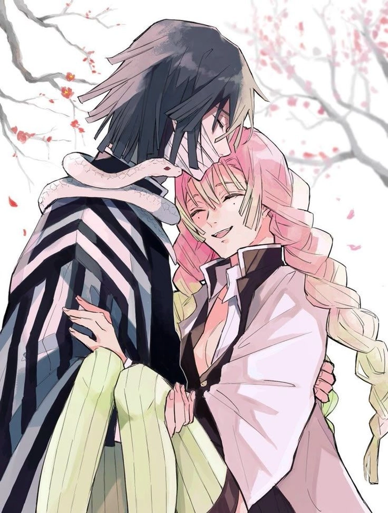 Ảnh Obanai và Mitsuri dễ thương nhất