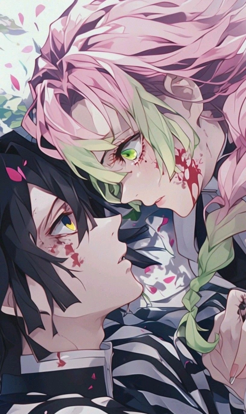 Ảnh Obanai x Mitsuri lãng mạn