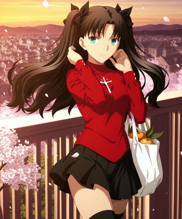 Rin Tohsaka hình nền cực đẹp 
