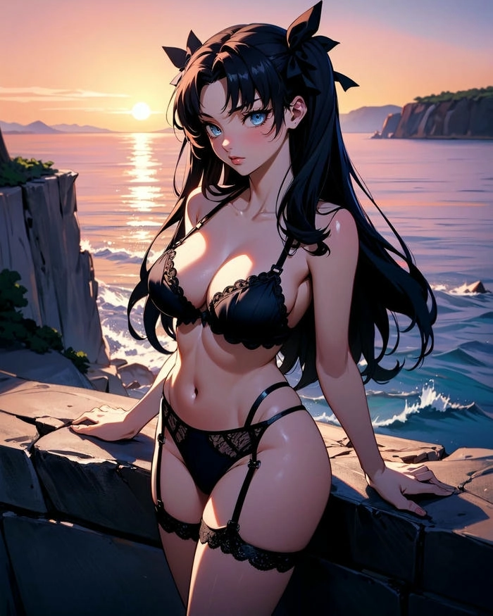 Ảnh Rin Tohsaka gợi cảm