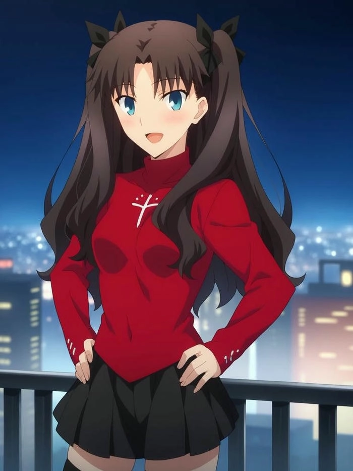 Ảnh anime Rin Tohsaka xinh đẹp 