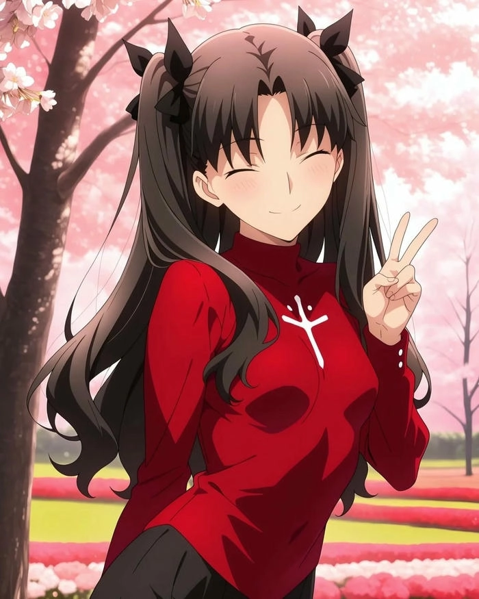 Hình Rin Tohsaka đẹp lung linh 