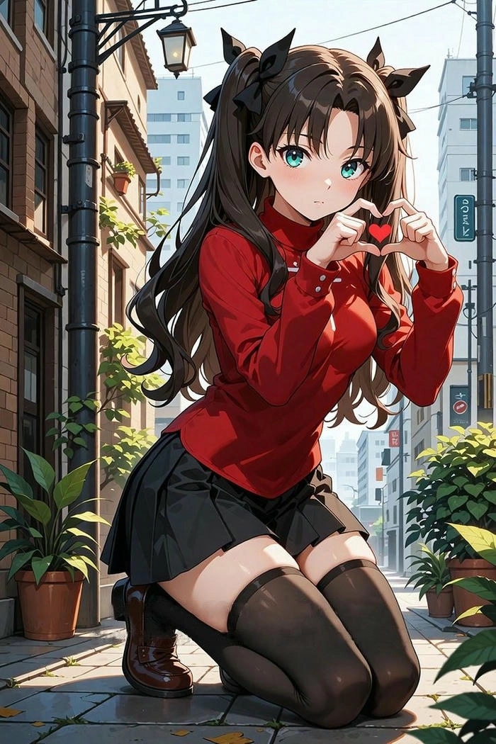 Hình Rin Tohsaka đáng yêu 
