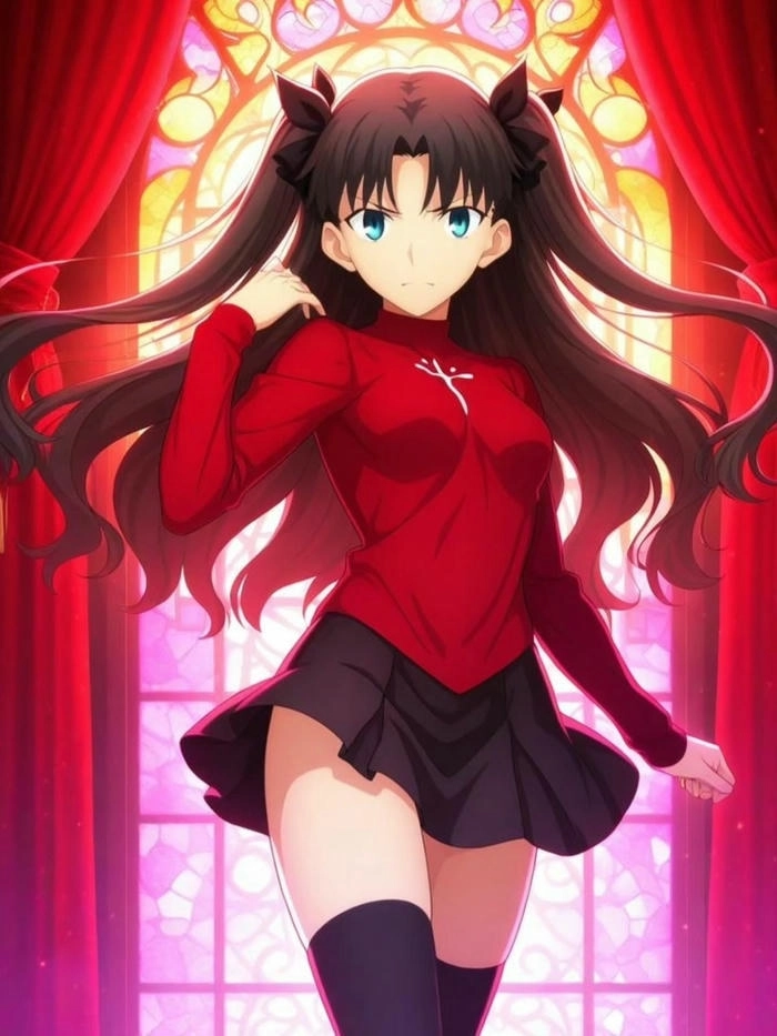 Ảnh Rin Tohsaka dễ thương 