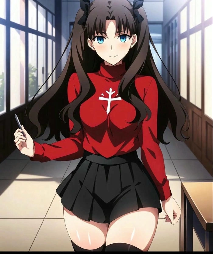 Rin Tohsaka girl anime xinh xắn