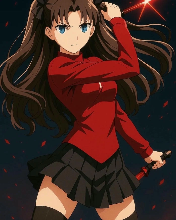 Rin Tohsaka ảnh girl xinh anime 