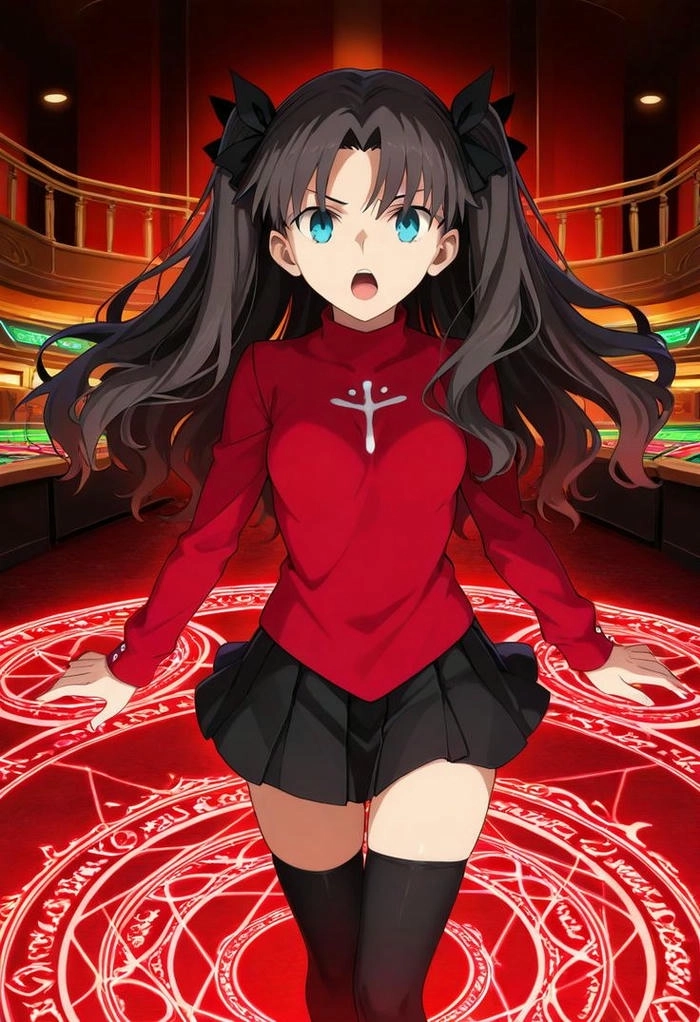 Rin Tohsaka hình đẹp dễ thương
