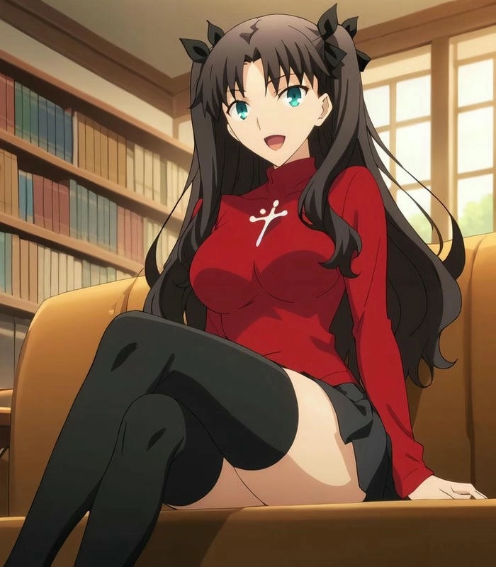 Rin Tohsaka hình cute anime 