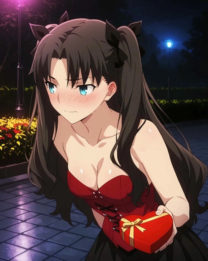 Rin Tohsaka ảnh đẹp dễ thương 