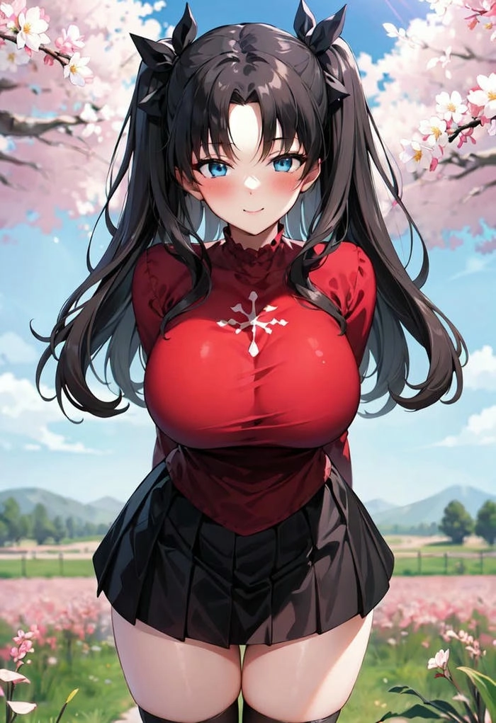 Hình nền Rin Tohsaka xinh xắn 