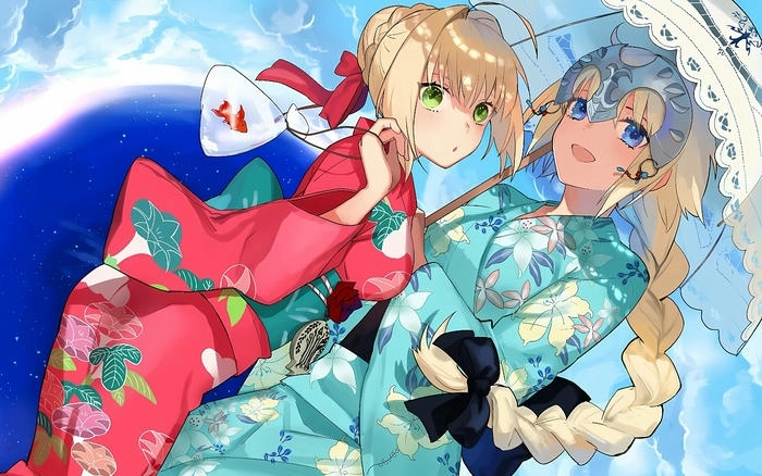 Ảnh nhân vật Saber xinh đẹp