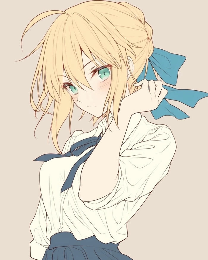 Hình Saber dễ thương