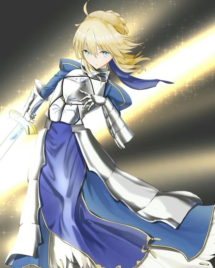 Hình Saber anime girl dễ thương