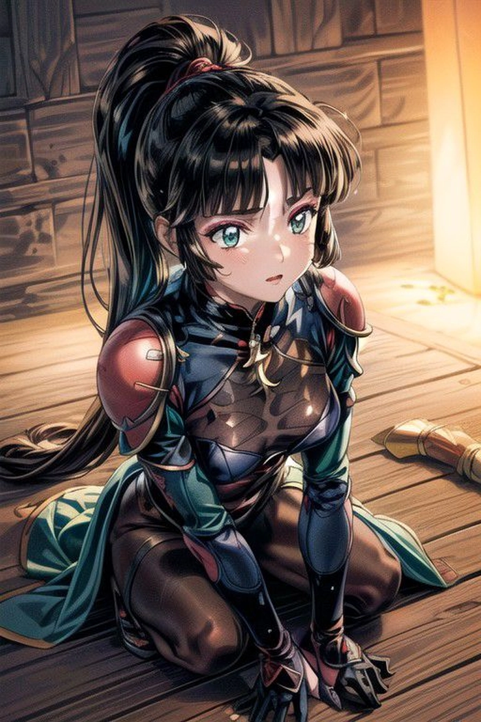 Ảnh Sango quỳ gối