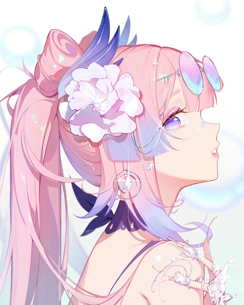 Ảnh Sangonomiya Kokomi kawaii style