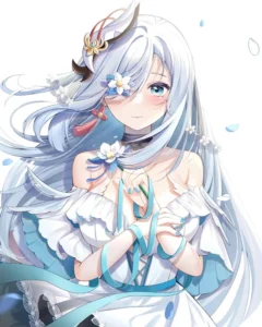 Ảnh Shenhe cute tinh nghịch