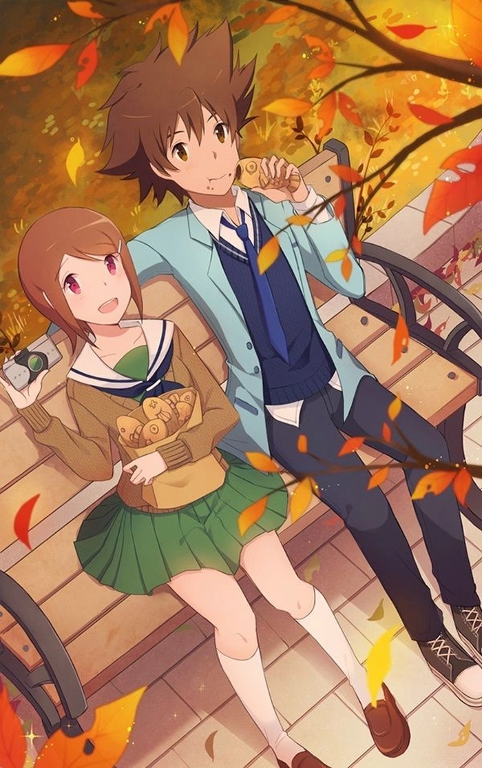 Ảnh Taichi với Hikari lãng mạn