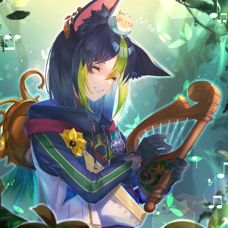 Ảnh Tighnari ngọt ngào đáng yêu