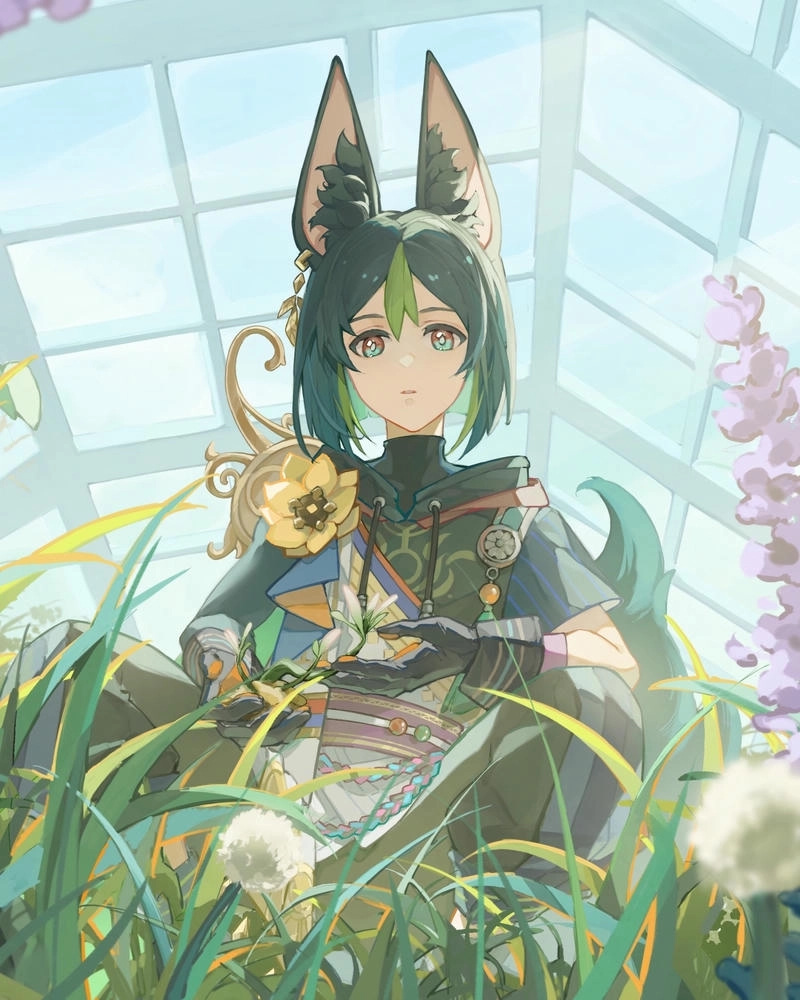 Ảnh Tighnari thần thái cute