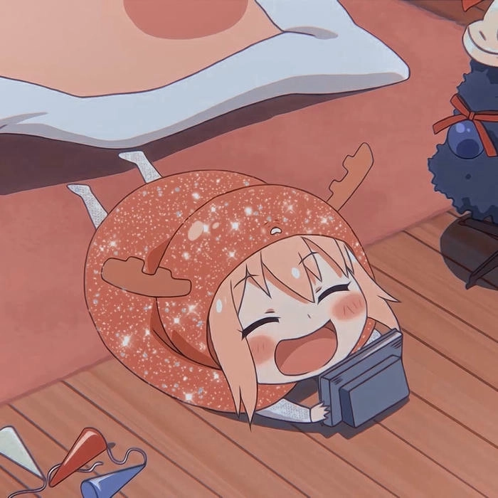 Ảnh Umaru cười siêu dễ thương