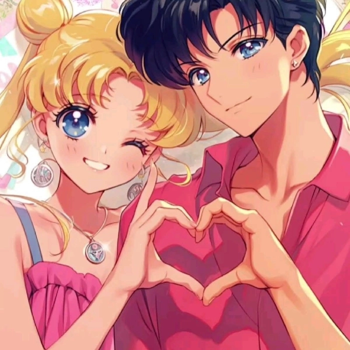 Ảnh Usagi và Mamoru cực lãng mạn