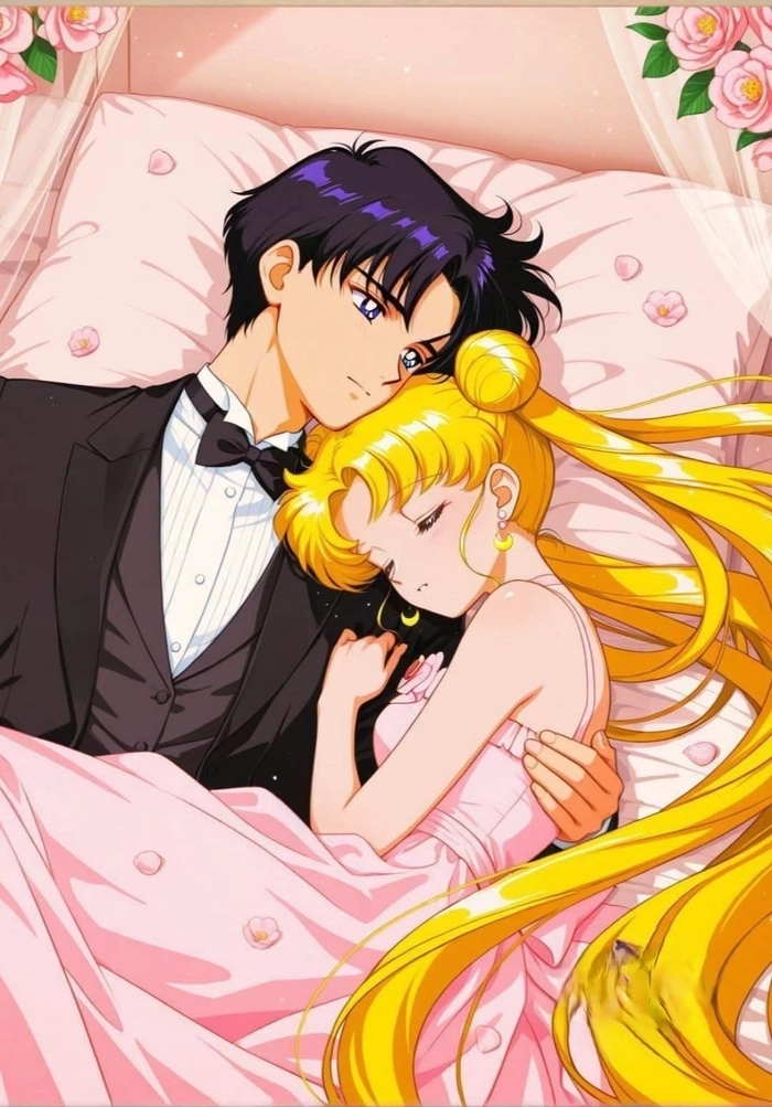 Ảnh Usagi và Mamoru đầy lãng mạn