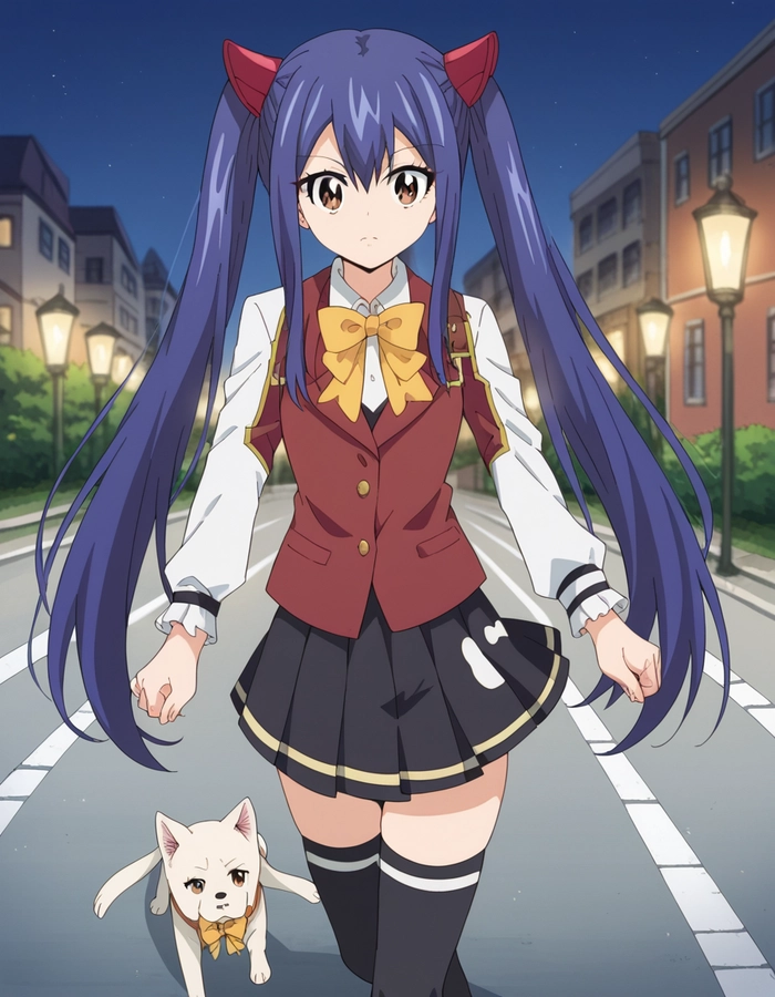 Ảnh Wendy Marvell đi dạo