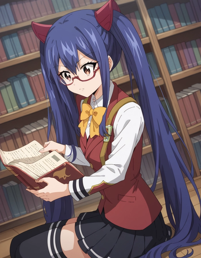 Ảnh Wendy Marvell đọc sách