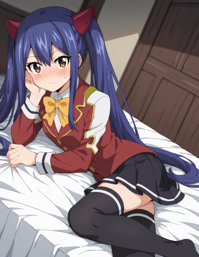 Ảnh Wendy Marvell nằm