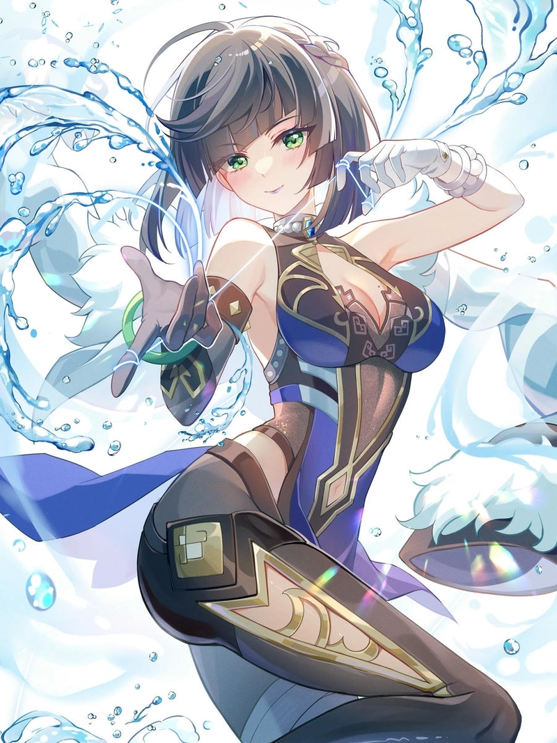 Ảnh Yelan dễ thương xinh xắn