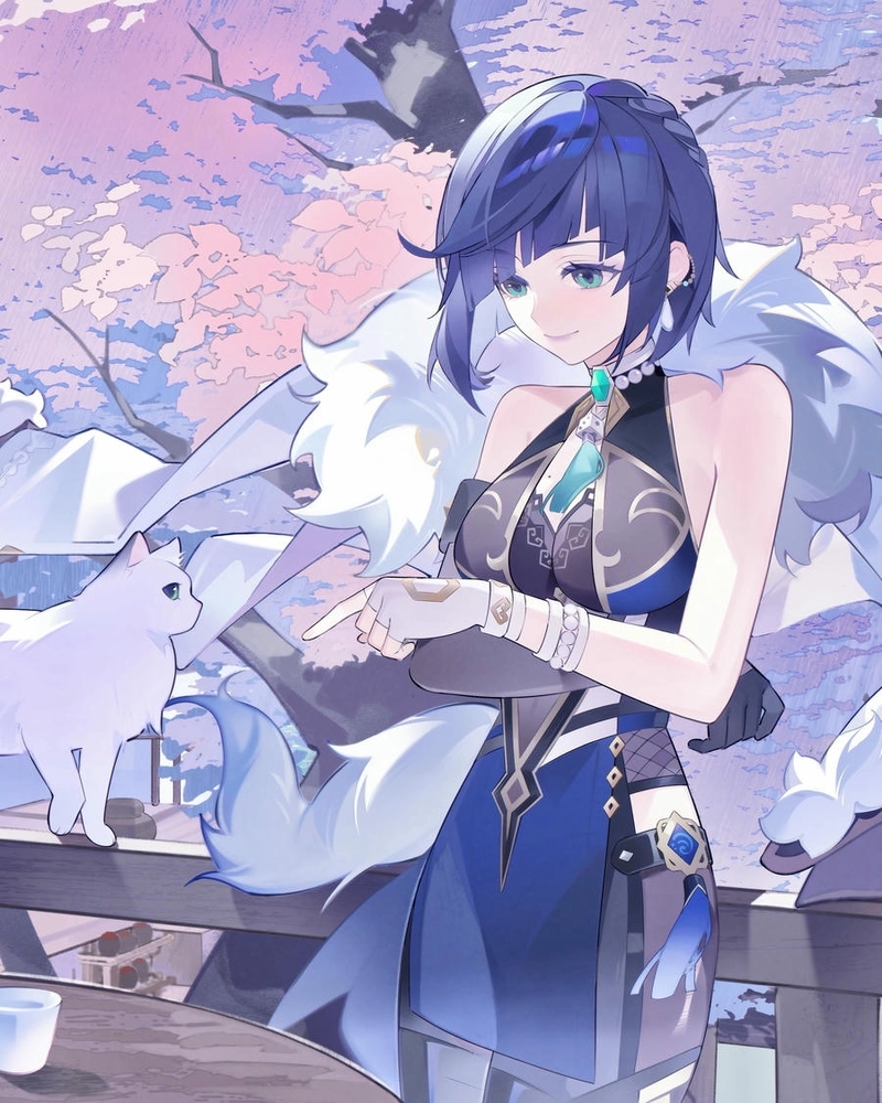 Ảnh Yelan xinh xắn cute