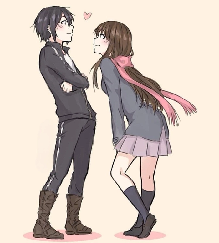 Ảnh dễ thương Yato với Hiyori