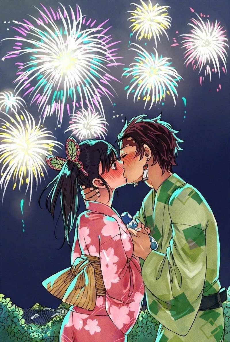 Ảnh đẹp nhất Kanao và Tanjiro