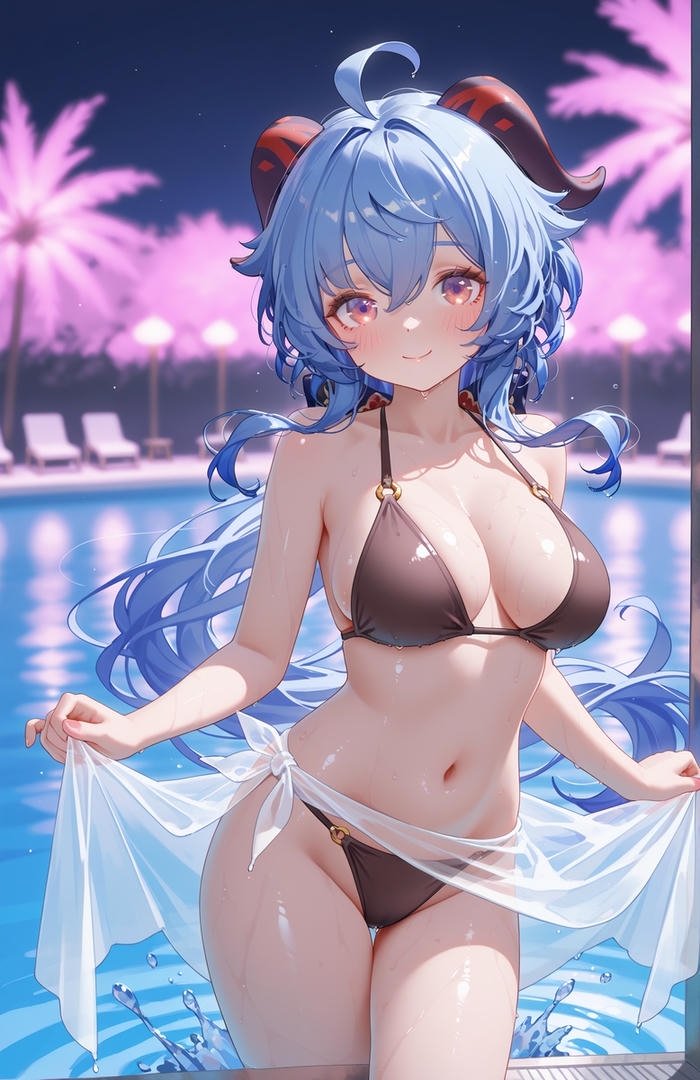 Ảnh gái anime mặc bikini nóng bỏng