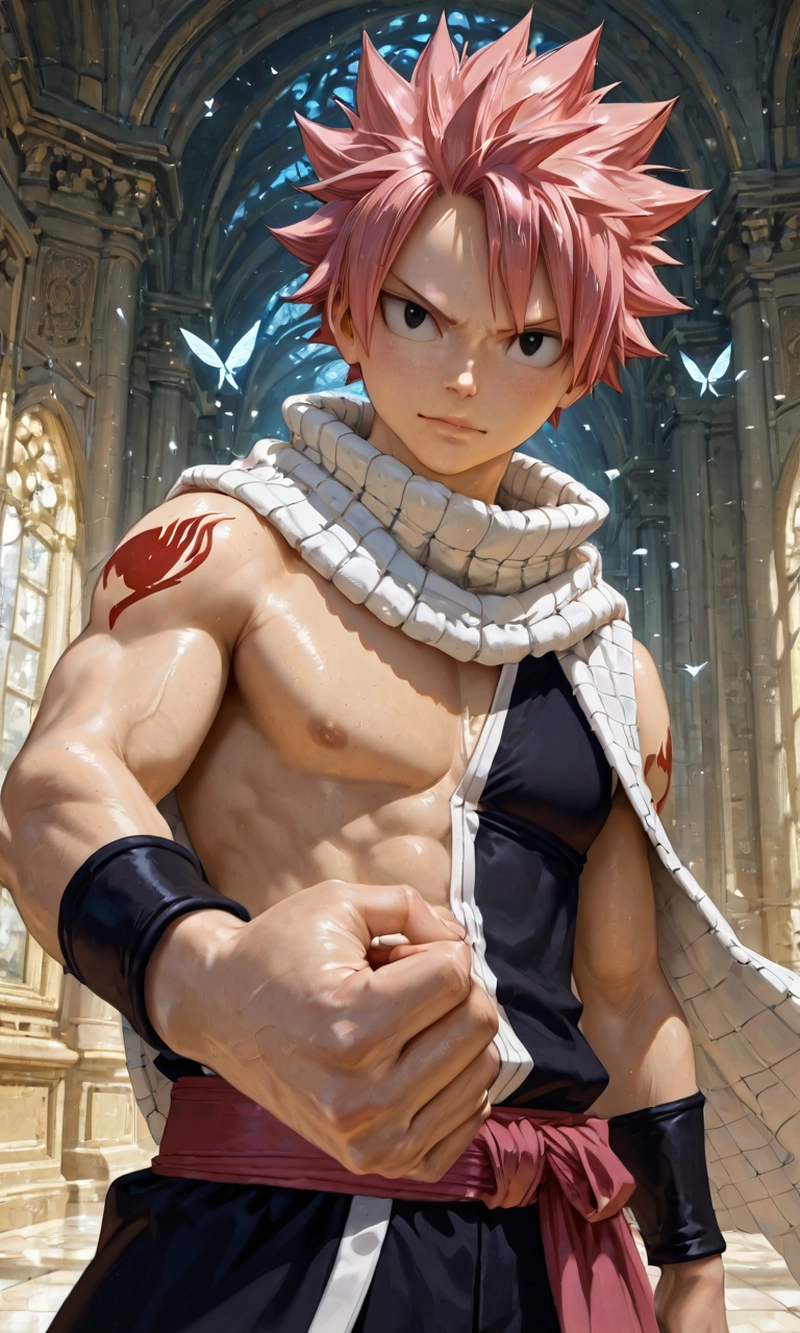 Ảnh natsu dragneel 6 múi