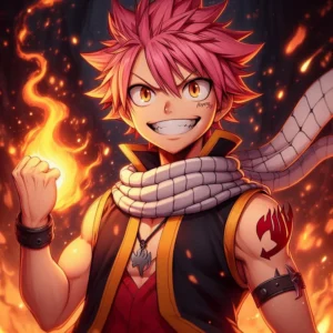 Ảnh natsu dragneel cười
