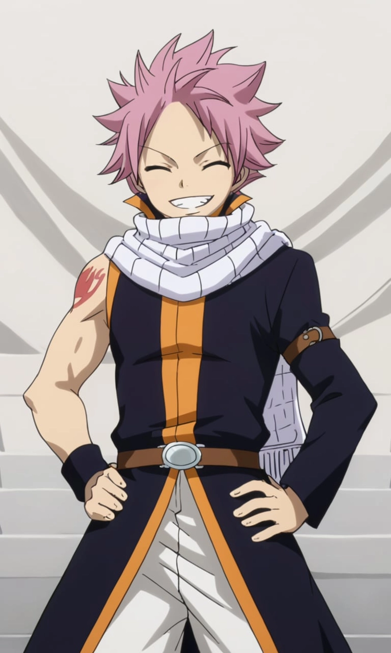 Ảnh natsu dragneel cười tươi