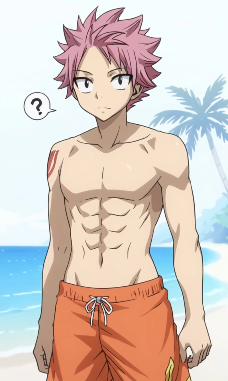 Ảnh natsu dragneel đi biển
