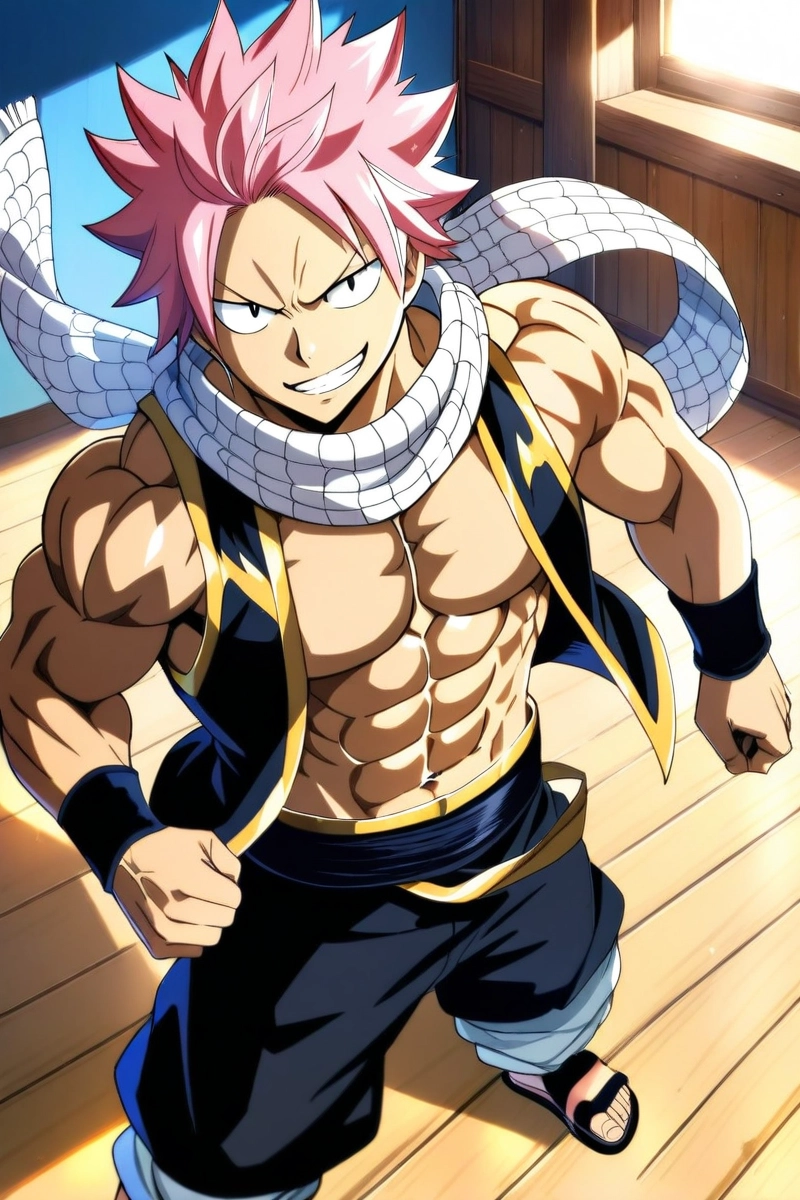 Ảnh natsu dragneel mạnh mẽ