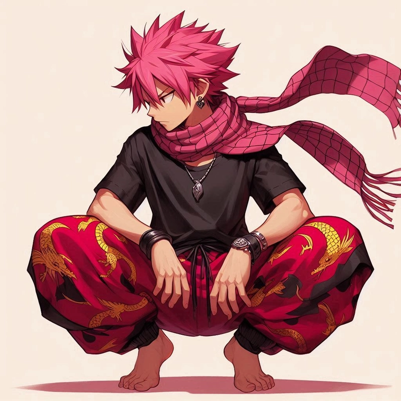 Ảnh natsu dragneel ngồi