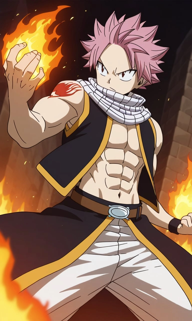 Ảnh natsu dragneel rất ngầu