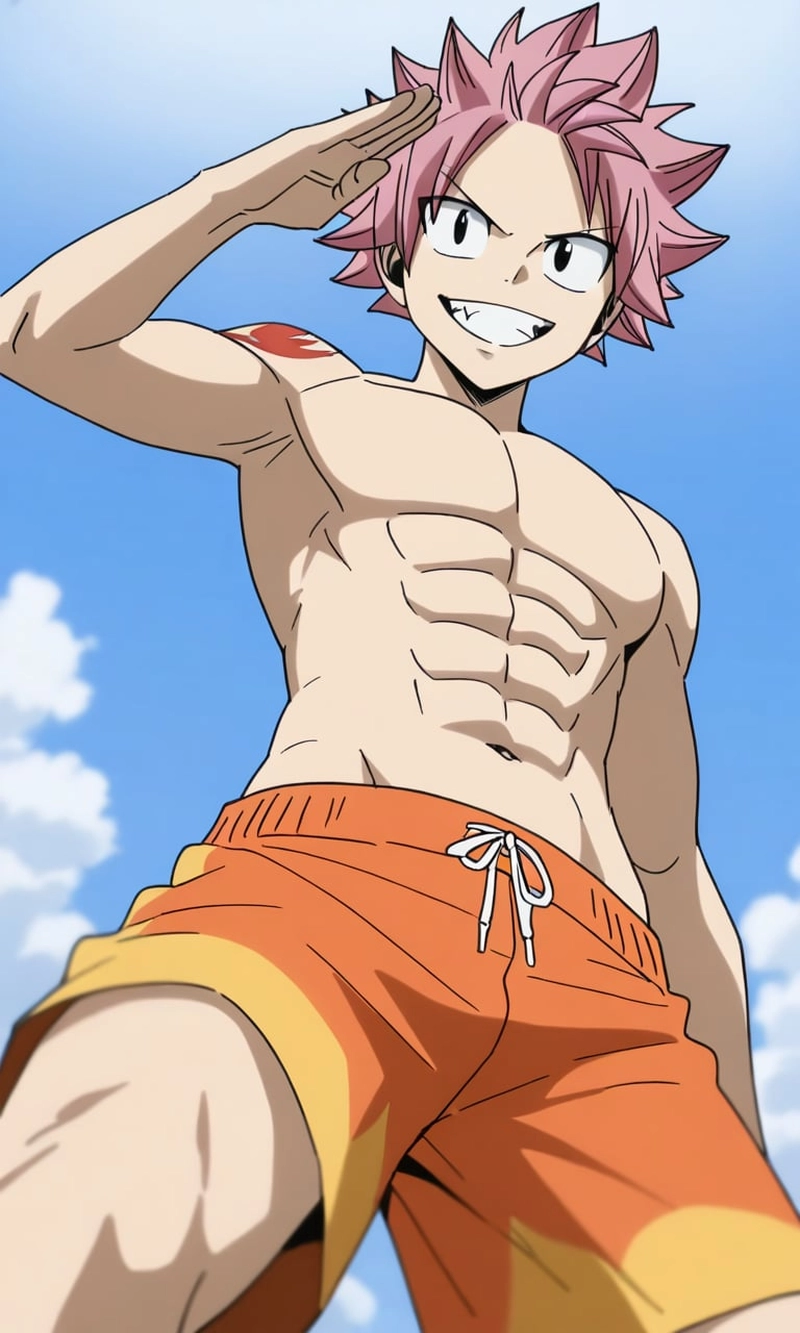 Ảnh natsu dragneel siêu đẹp trai